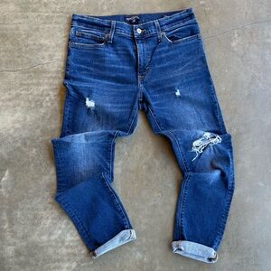 J.Crew Blue Distressed Jeans
